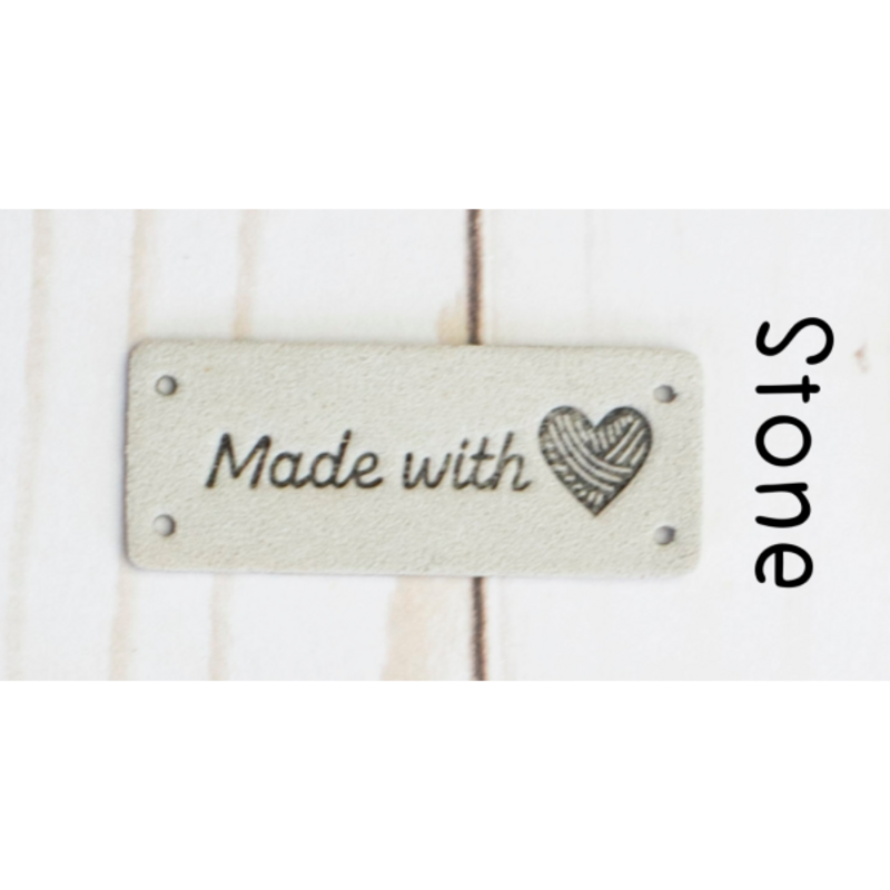 Fox and Pine Fox and Pine Horizontal Tag - Made with Love Stone Colour Pack