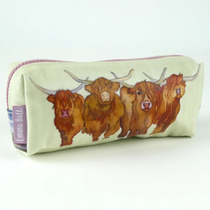 Emma Ball Emma Ball Highland Coo Pencil Case