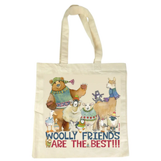 Emma Ball Emma Ball Woolly Friends Project Cotton Canvas Bag