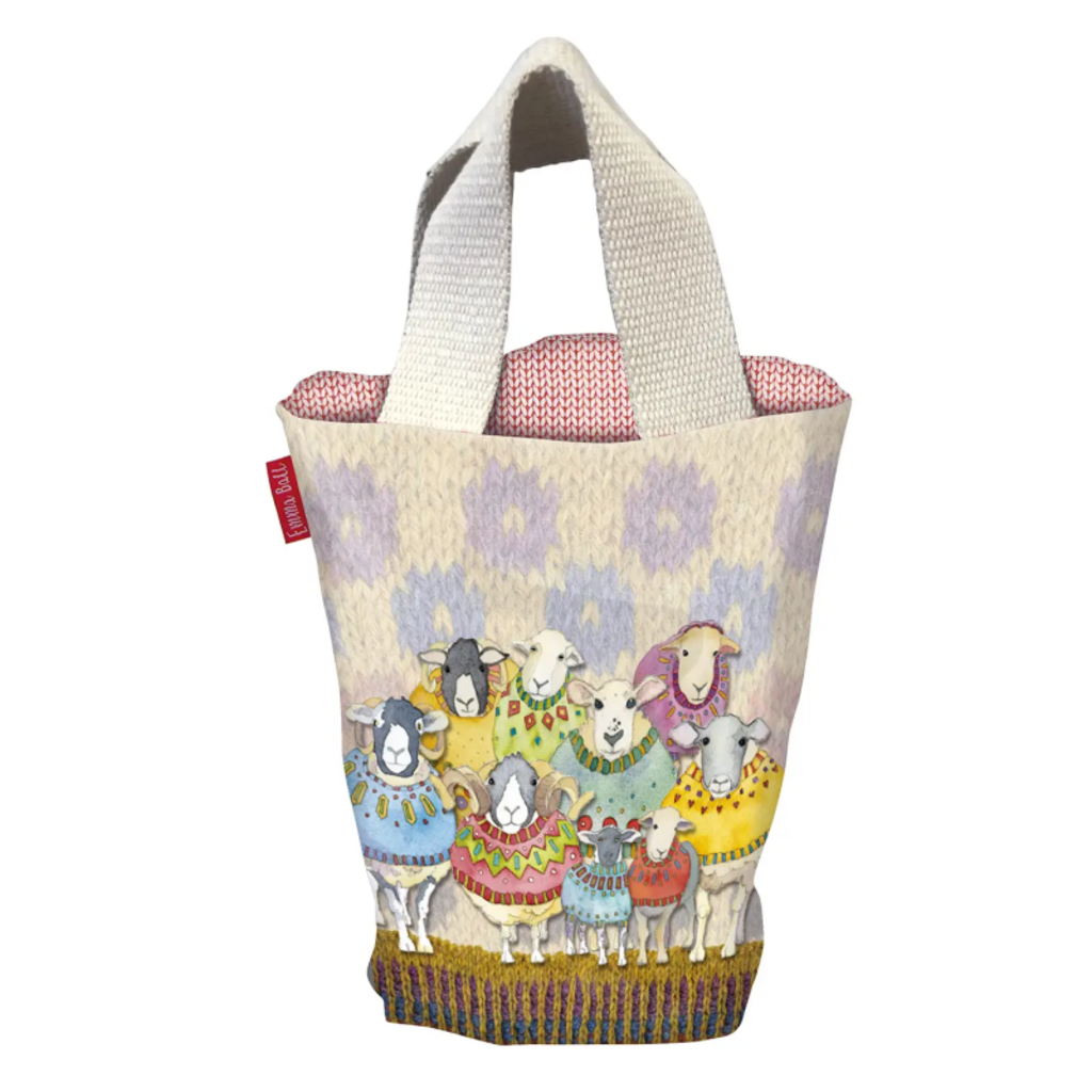 Emma Ball Emma Ball Sheep in Sweaters Small Bucket Bag