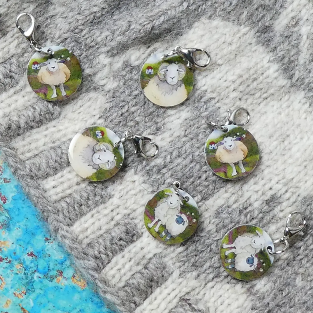 Emma Ball Emma Ball Felted Sheep Crochet Stitch Markers