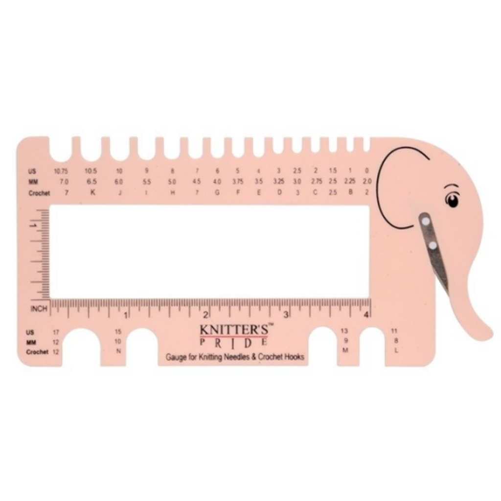 Knit Pro Needle Gauge - Crochet, Blush