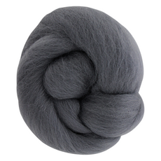 Unique Unique Roving Natural Wool 25 gram Neutral Grey