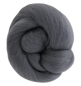Unique Unique Roving Natural Wool 25 gram Neutral Grey