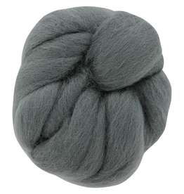 Unique Unique Roving Natural Wool 25 gram Steel Grey