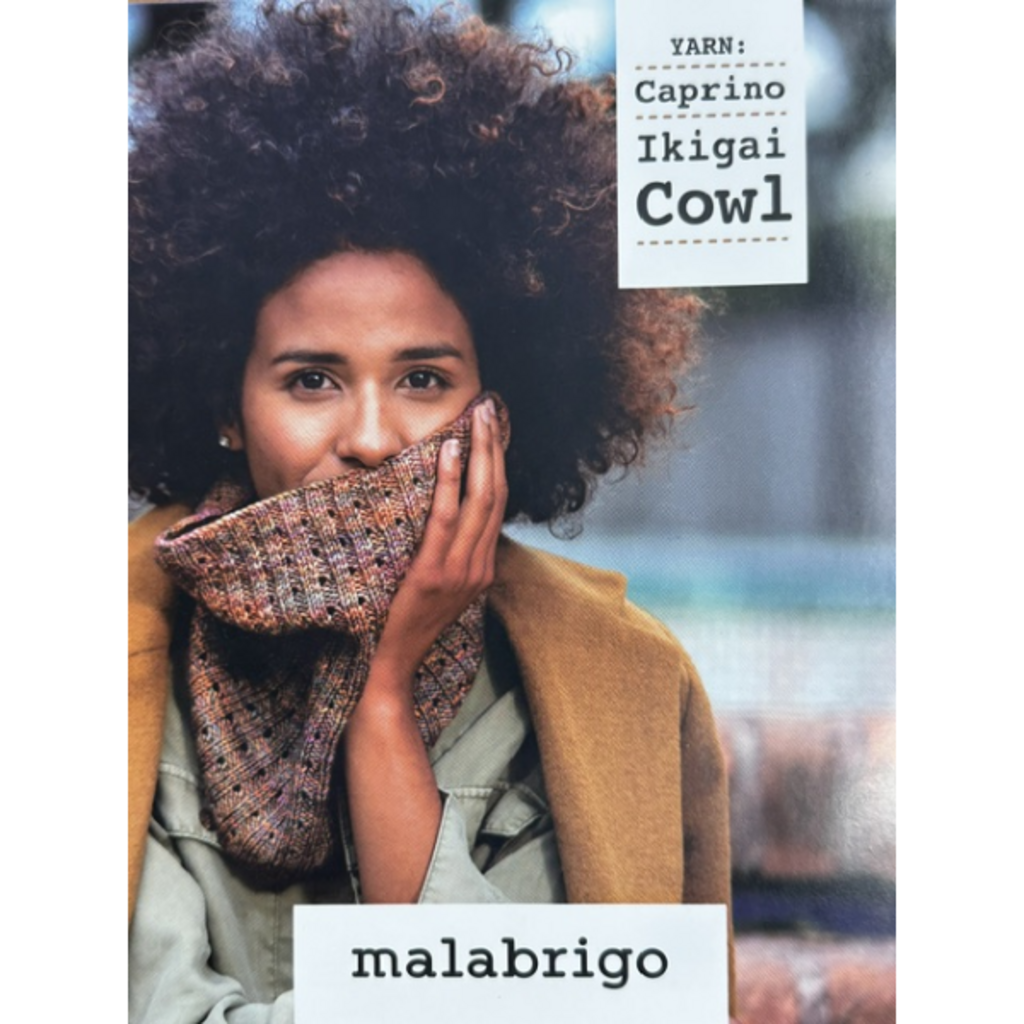 Malabrigo Yarn Kit - Ikigai Cowl (Malabrigo Caprino in Whole Grain)