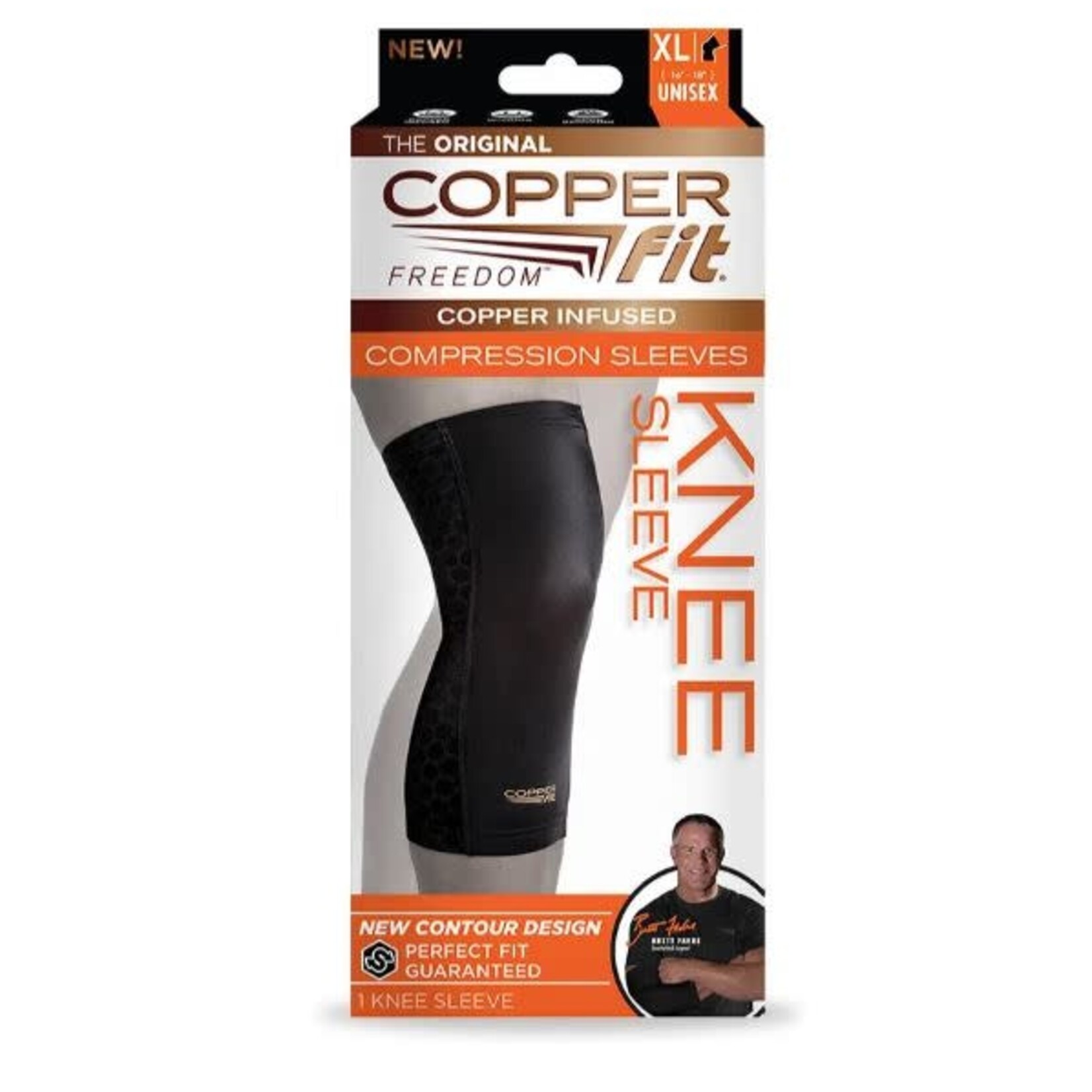 Copper Fit Freedom Knee Sleeve XL
