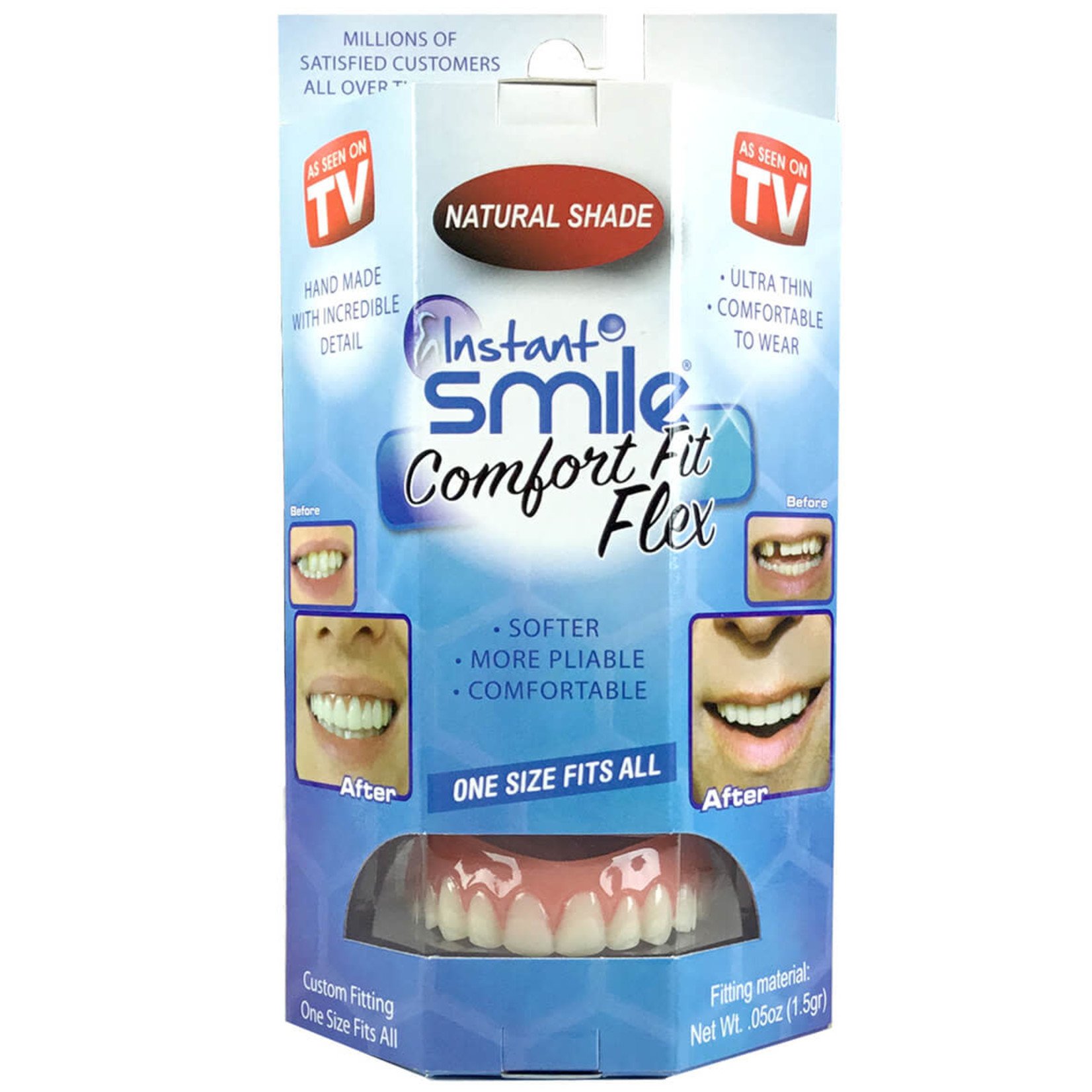 Billy Bob Teeth Instant Smile Comfort Fit Flex Uppers