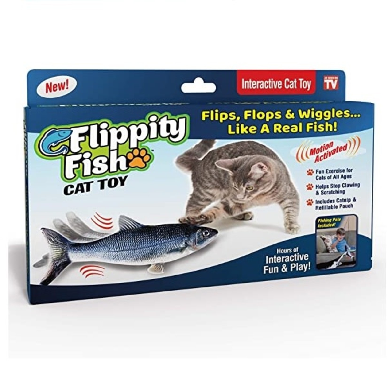 Ontel Products Flippity Fish Cat Toy