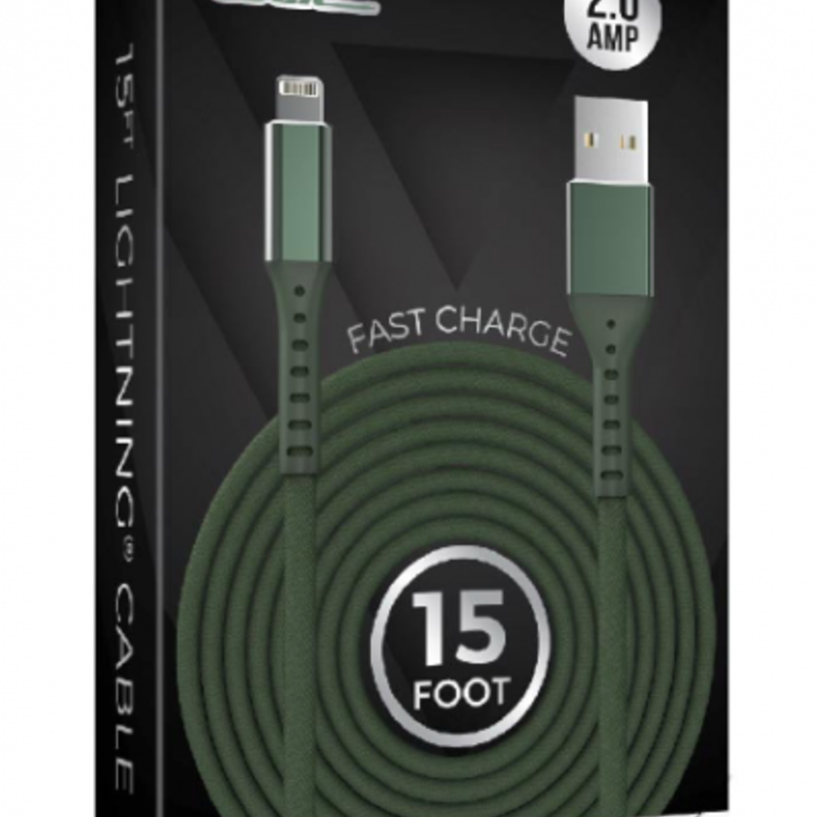 Edge Imports 15' Mesh iPhone Cable