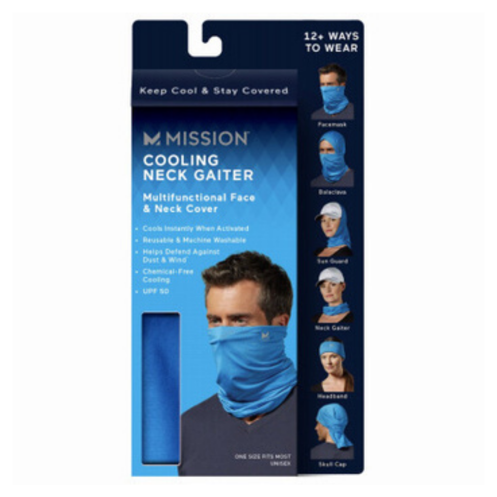 Mission Cooling Neck Gaiter Lily's TV Items