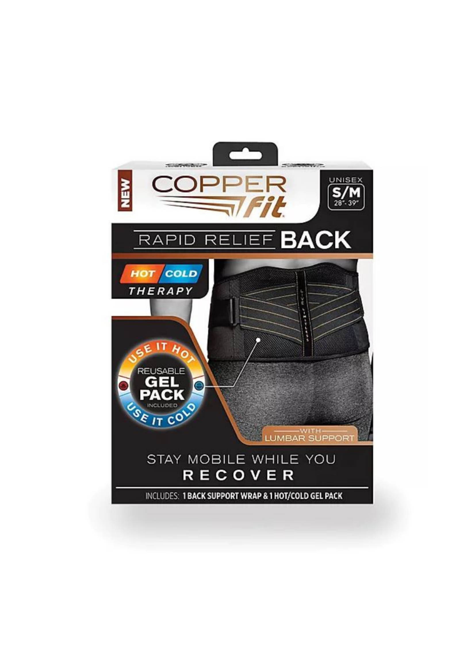 In Demand Market Copper Fit Rapid Relief Back S/M