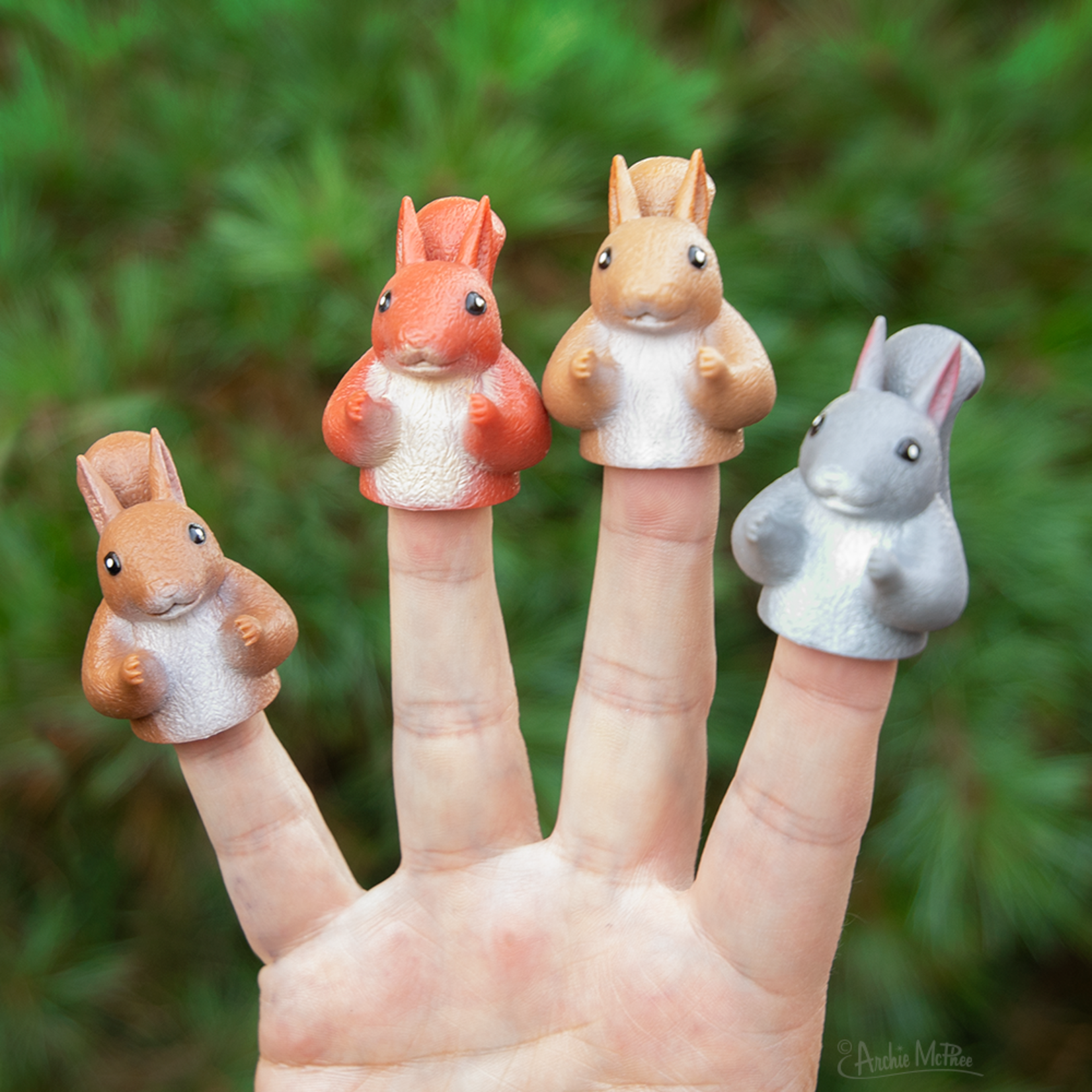 Archie McPhee Finger Puppet Squirrel