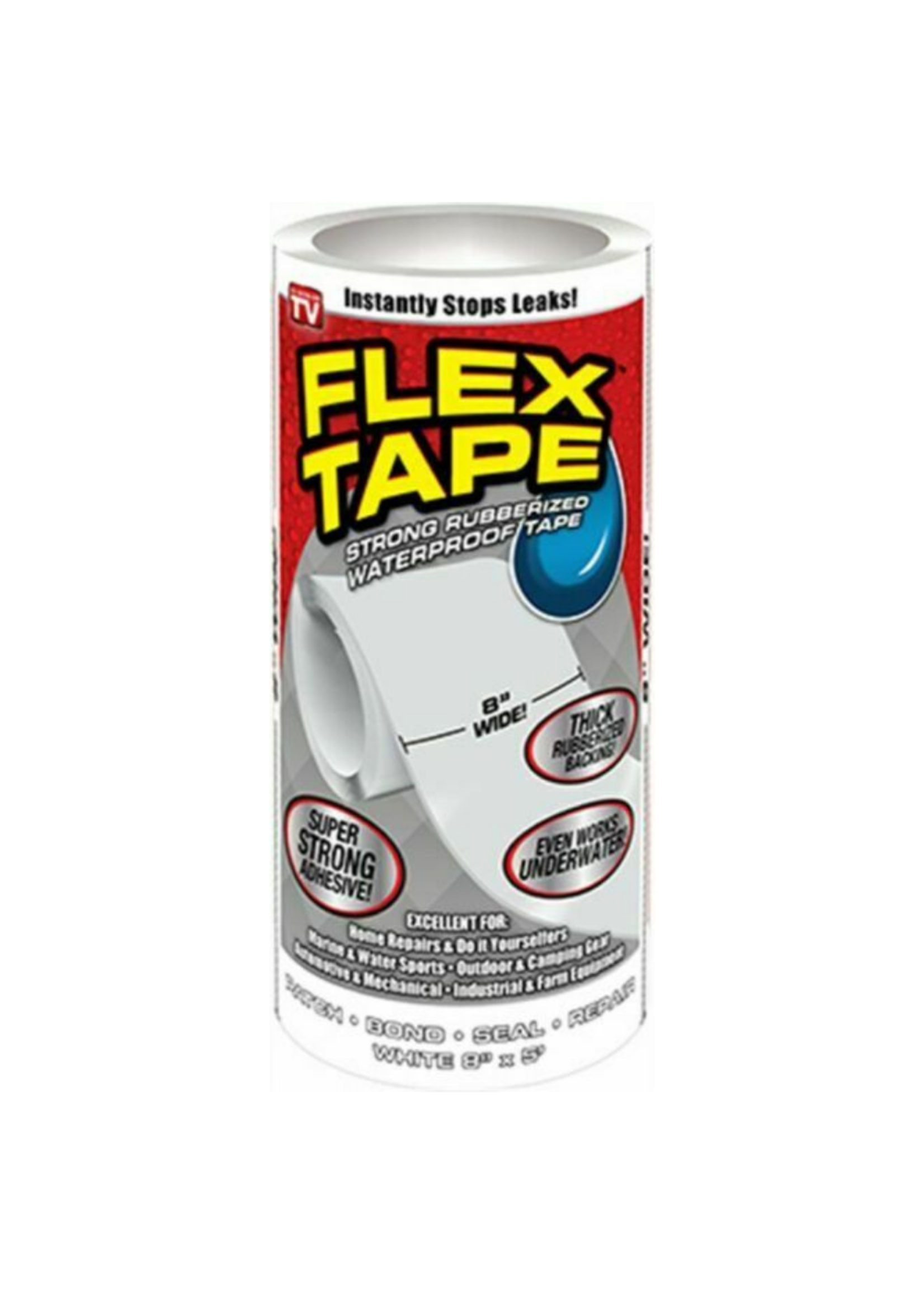 In Demand Market Flex Tape 8" x 5" White