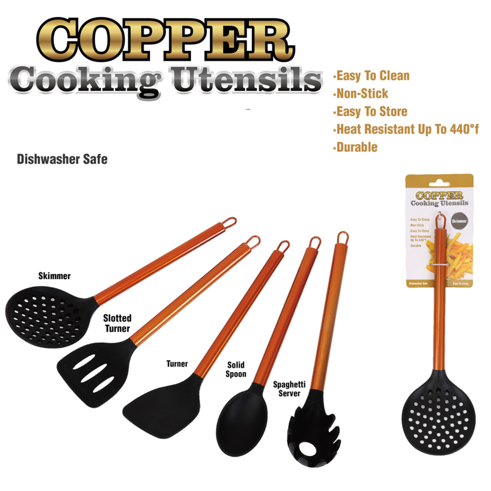 Alpine Net Corp. Copper Cooking Utensils