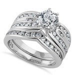 RLD 2c Silver Elegant Engagement Set
