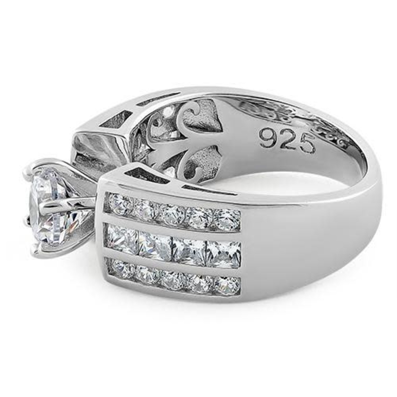 RLD Silver 3c Round Chanel Designer Ring
