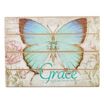 Butterfly Grace Wooden Wall Plaque