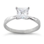 RLD Silver Princess 1.5c Ring