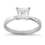 Silver Princess 1.5c Ring