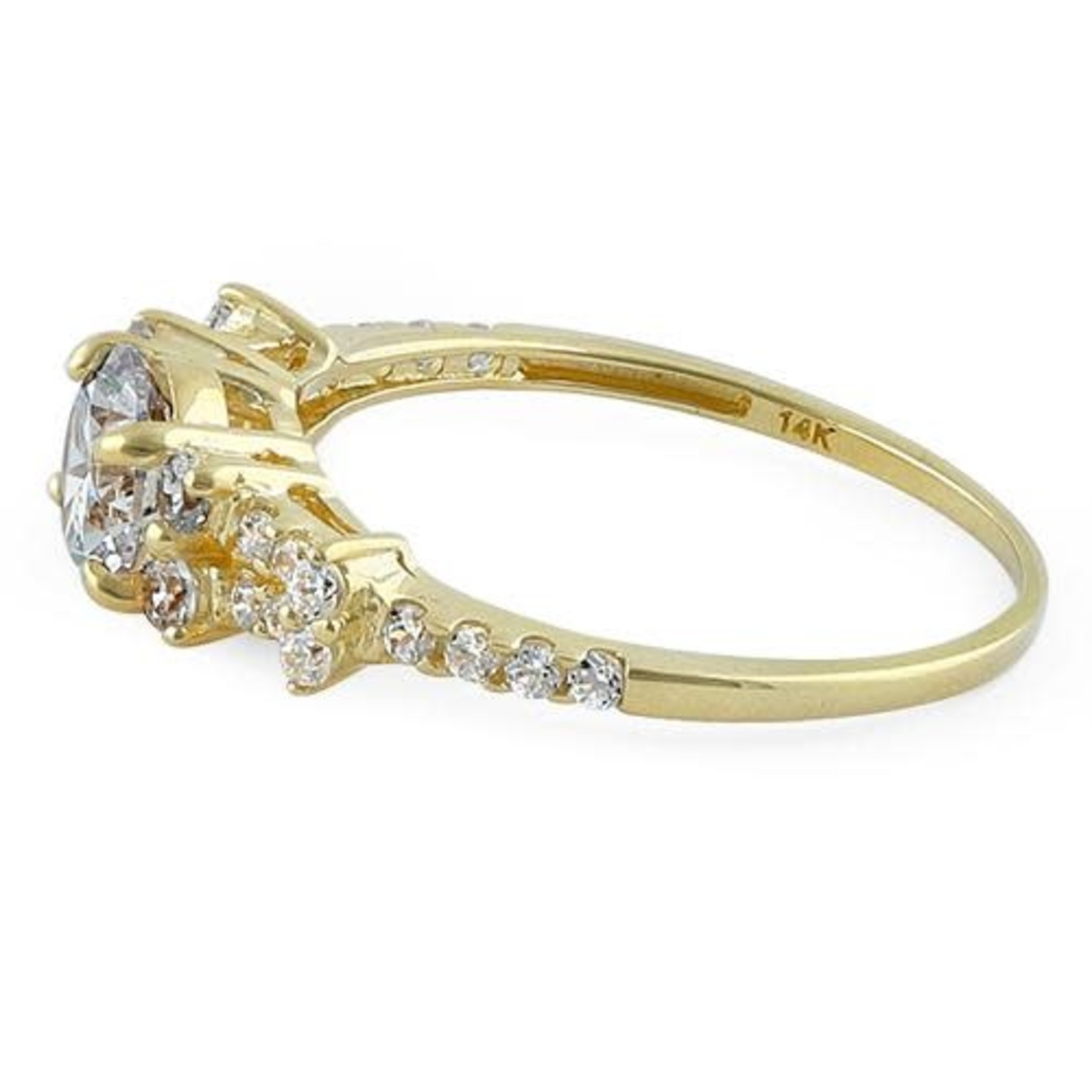 RLD 14K Yellow Gold Engagement Ring