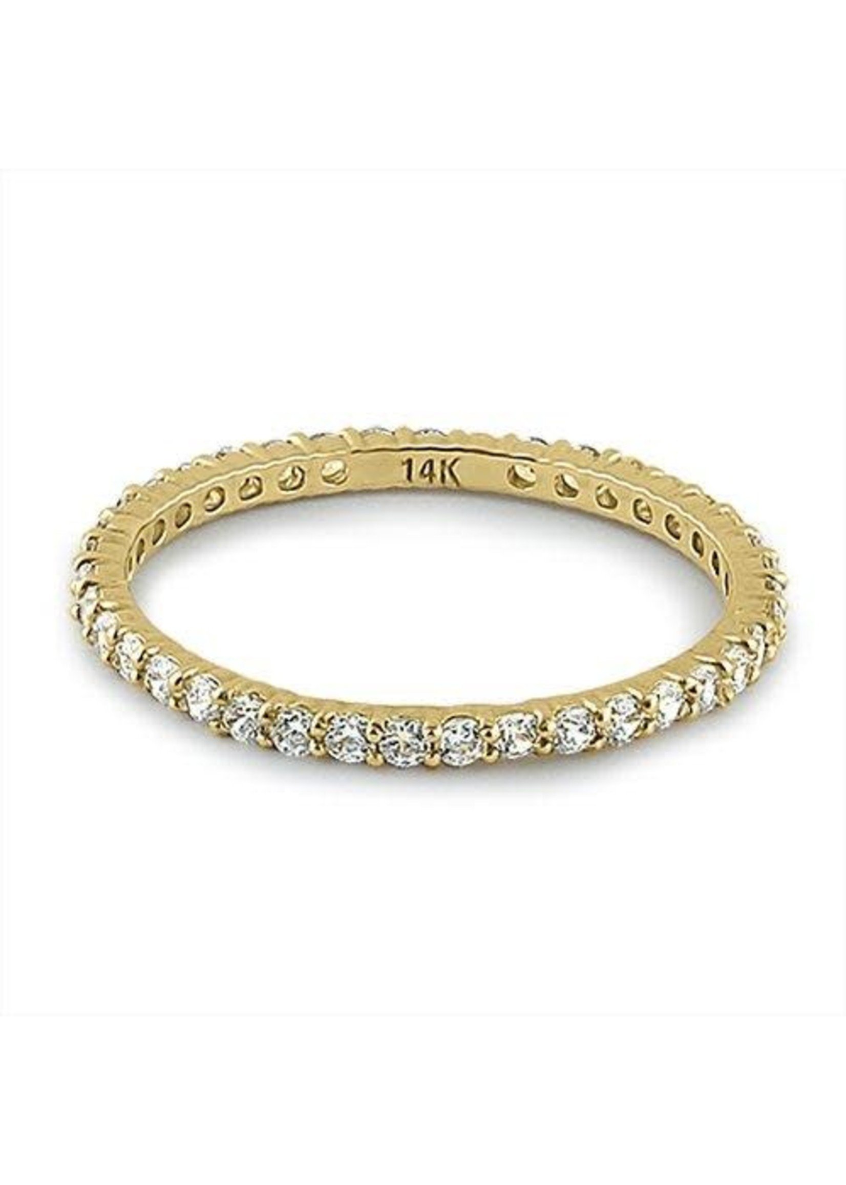 RLD 14K Gold Eternity Ring