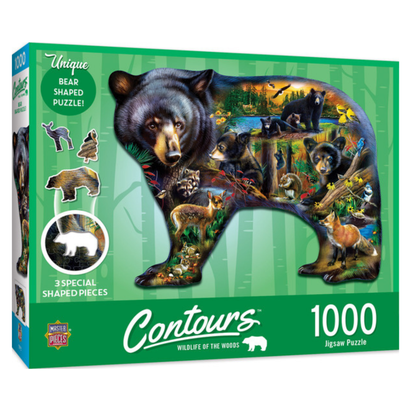 Master Pieces Puzzle Company Wildlife of the Woods Puzzle 1000pc