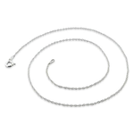 Silver 20" Sterling Silver Rope Chain 1.05MM