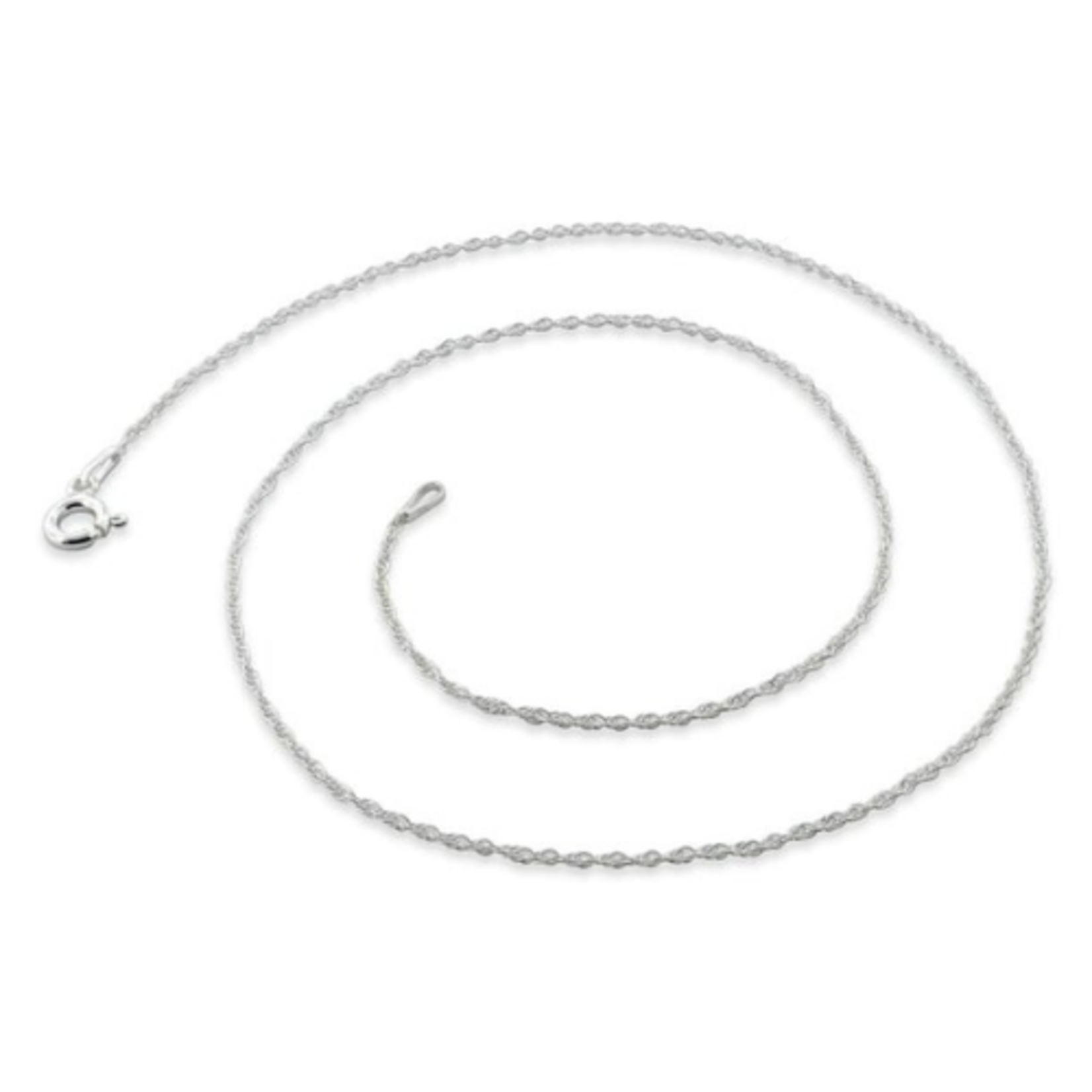 Silver 22" Sterling Silver Rope Chain 1.05MM