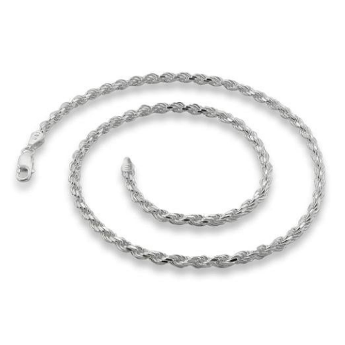 Sterling Silver Rope Chain 3.2MM- 20 