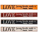 Sign Co 14" Loving Hearts Wooden Block