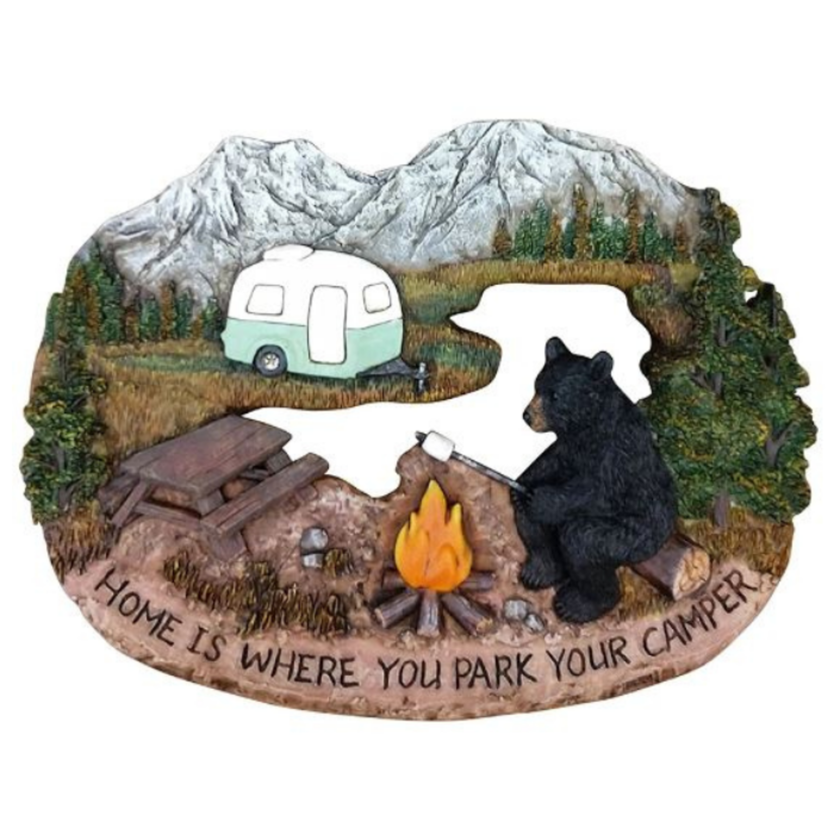 Pine Ridge Home is Where You Park Your Camper Plaque