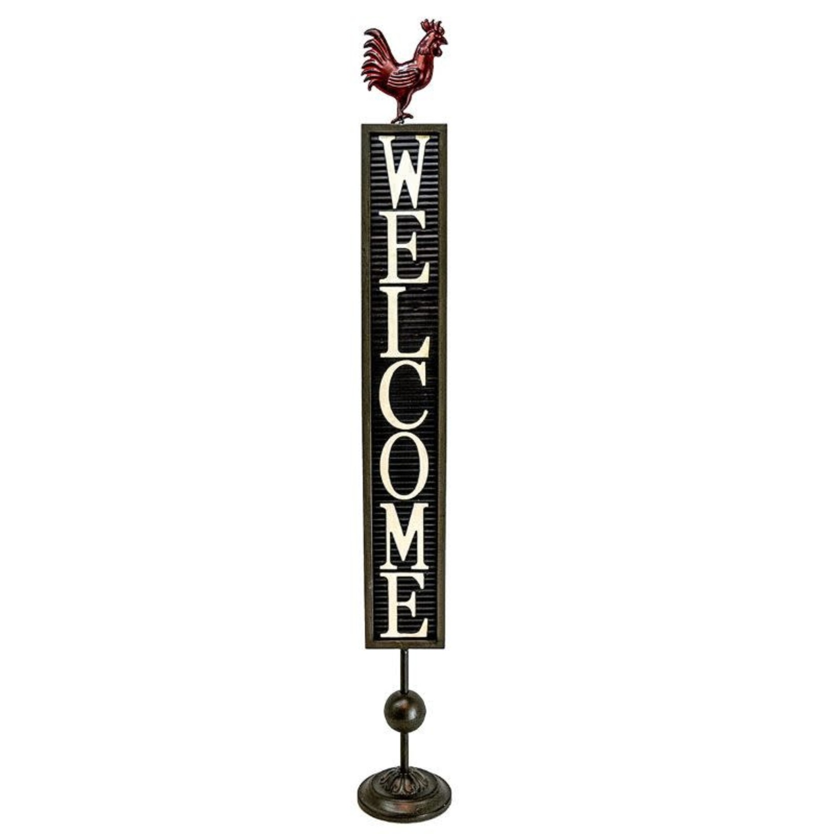Sign Co 45.5" Welcome Sign with Rooster