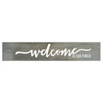 Sign Co Wooden Welcome Sign 48" x 9.25"