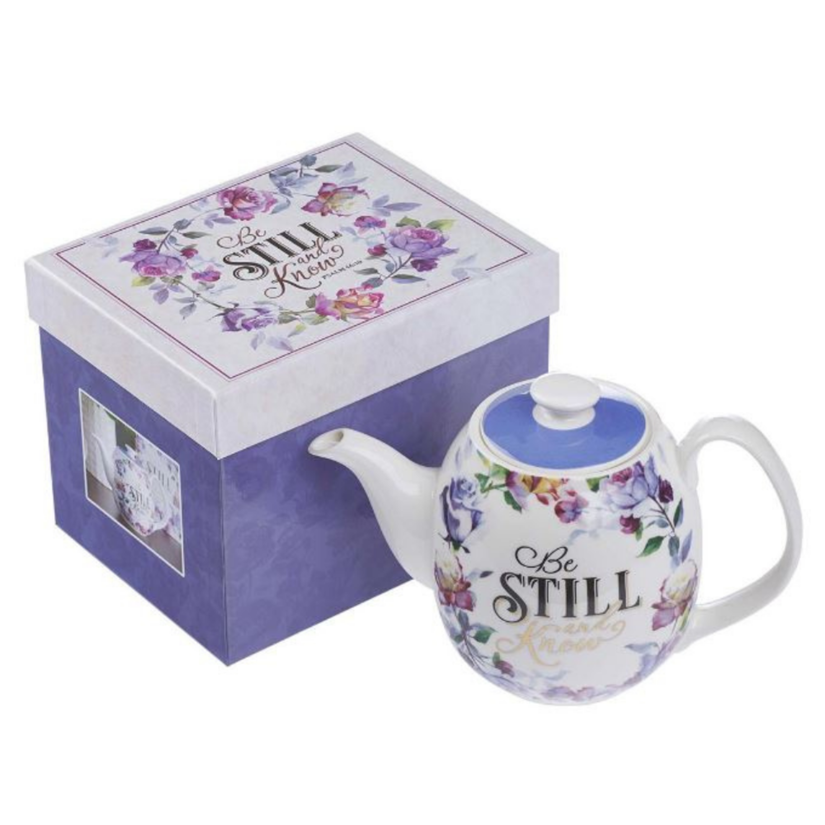 Be Still Psa. 46:10 Ceramic Teapot