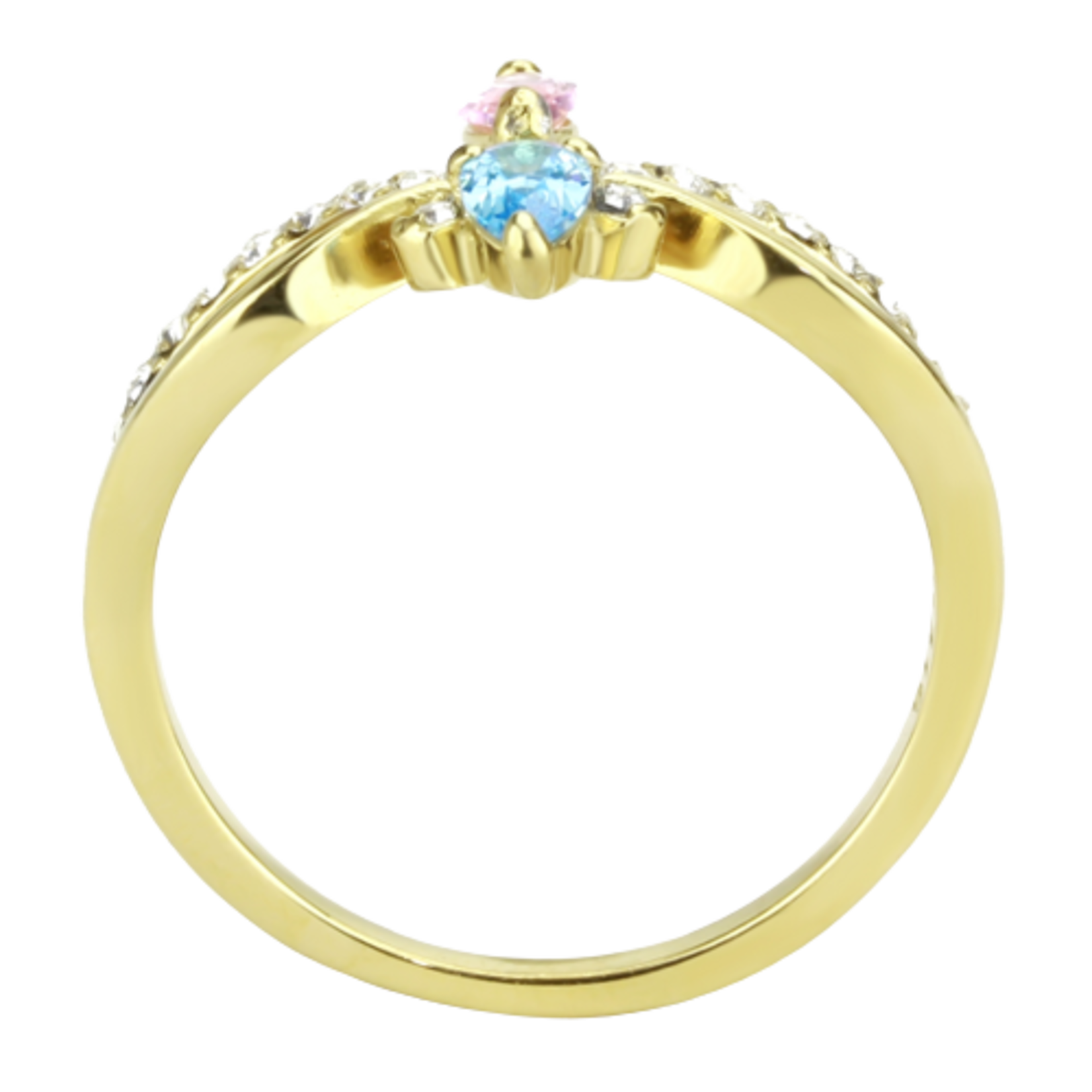 Ceri Jewelry Elegant Multicolor Stainless Steel Ring