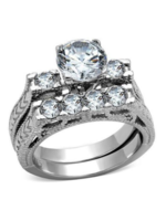 Ceri Jewelry Ornate Wedding Ring Set