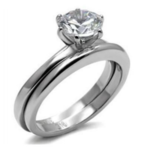 ROS Classic Solitaire Wedding Set