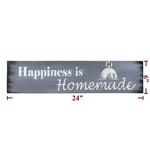 Sign Co 24x6 Happiness Is Homemade Sign