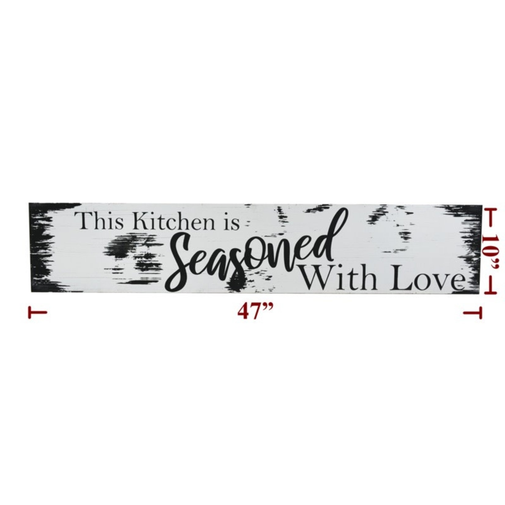 Sign Co 47x10 Seasoned Kitchen Wood Sign