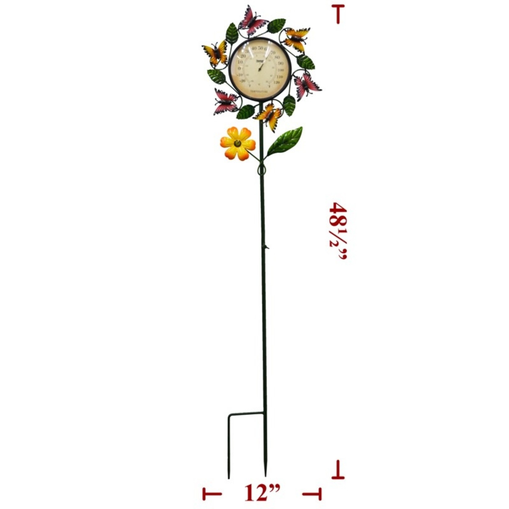 Sign Co 48.5" Butterfly Thermometer