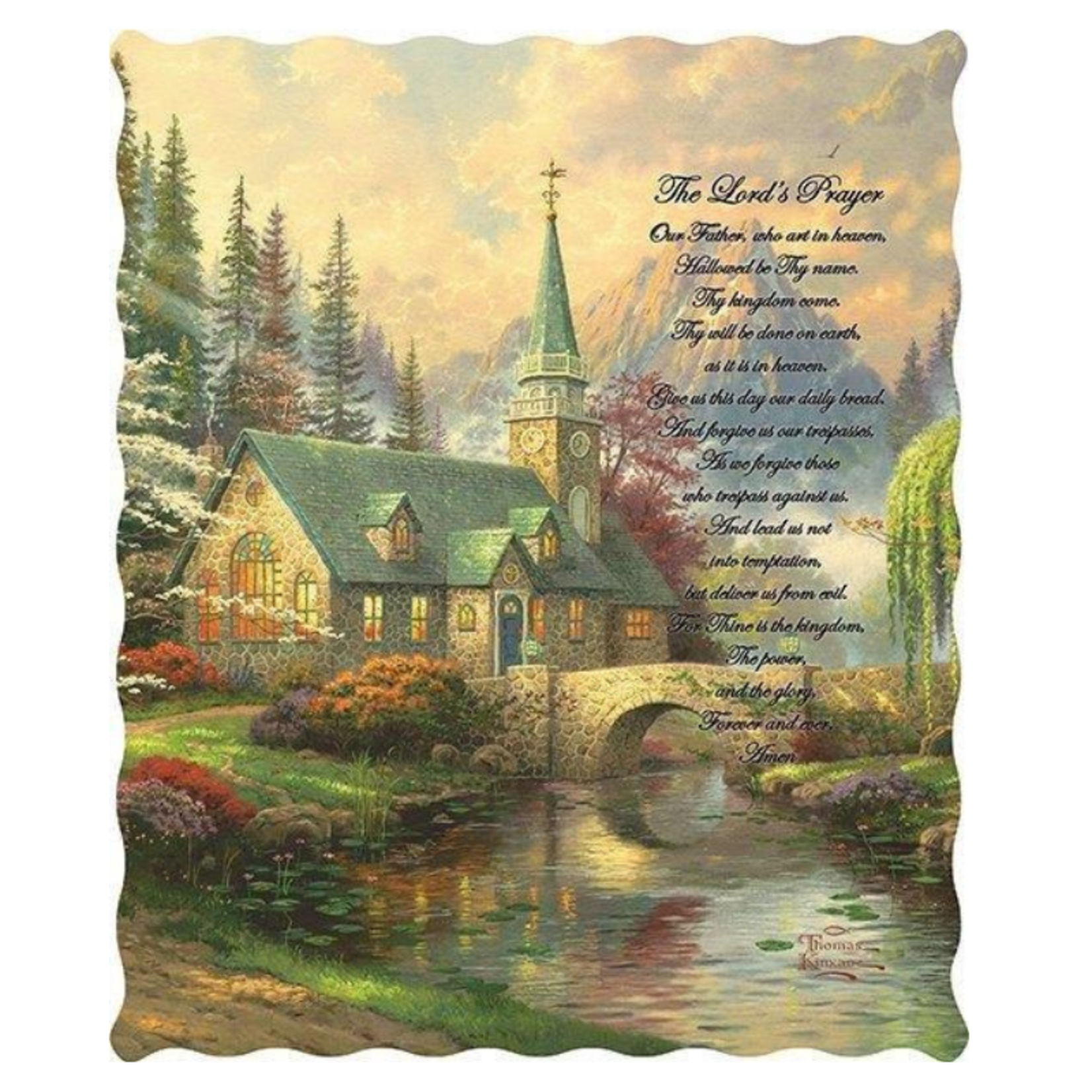 Quilt Inc. Lord's Prayer Quilt Throw