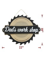 Direct International Dads Wood Saw Sign