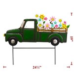 Sign Co 24.5" Metal Green Truck