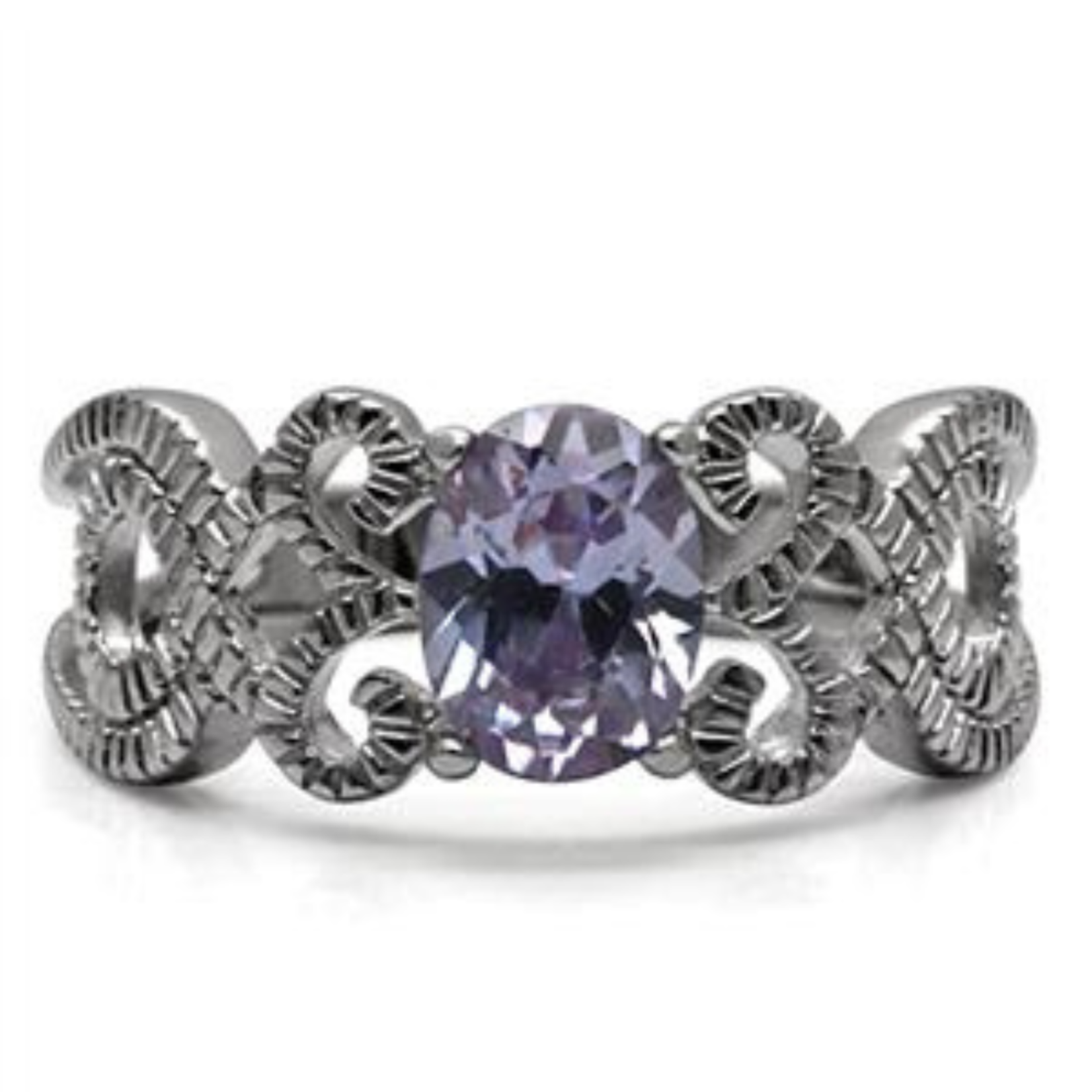 ROS Amethyst Cocktail Ring