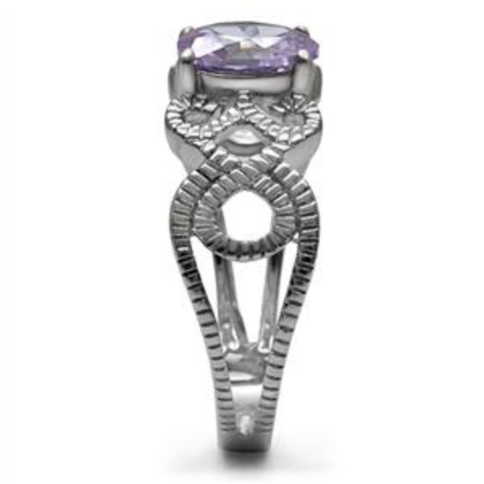 ROS Amethyst Cocktail Ring