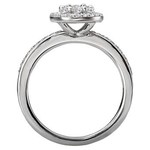 RLD Romance RLD R Round Cluster w Halo 14k (Size 8)