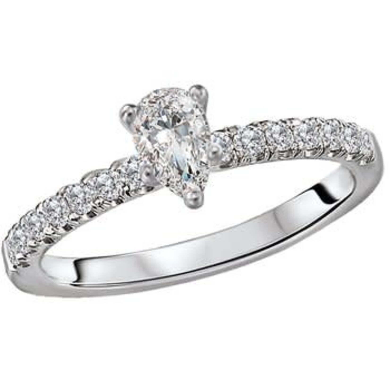 RLD R  WG14k Lavie Oval Cut .2ctw Engagement Ring