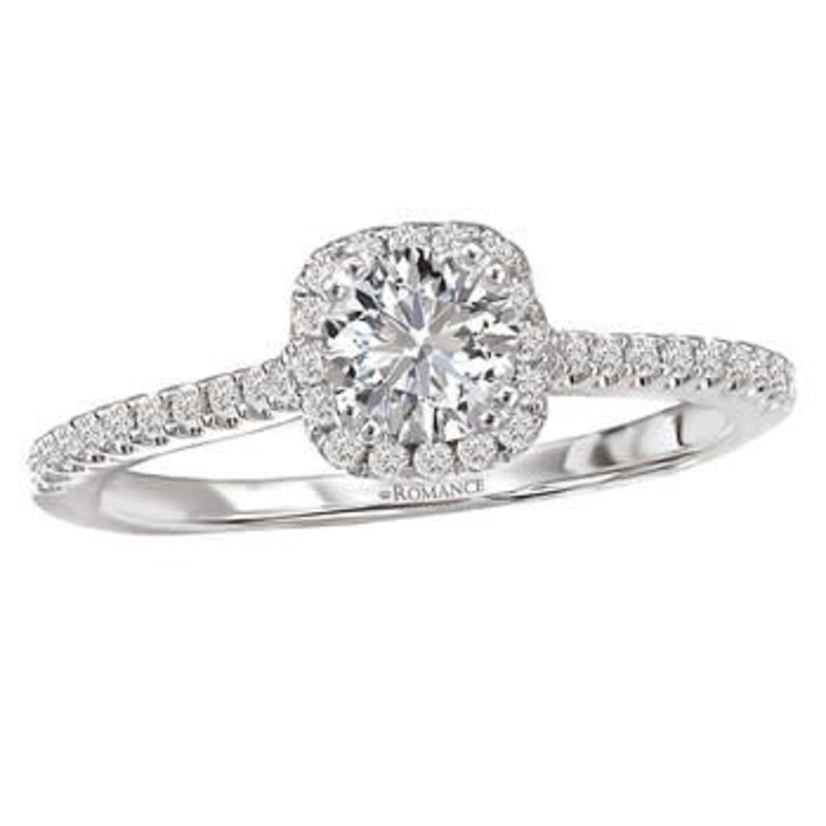 RLD Romance RLD R Round w Square Halo Engagement Ring 14k