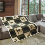 Quilt Inc. Stitched Forest Verdant Throw